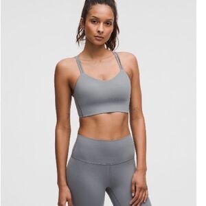 lululemon athletica Solar Gray Sports Bra- size 6- NWOT